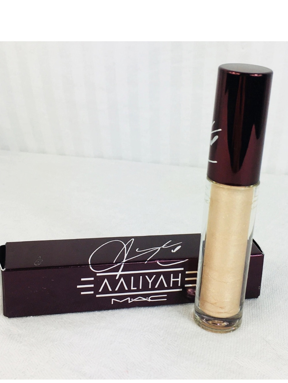 MAC x Aaliyah Collection, Limited Edition Lip Glass Shade Brooklyn Born, NIB